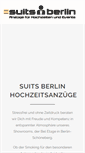 Mobile Screenshot of hochzeitsanzuege-berlin.de